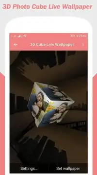 My Pic 3D Cube Live Wallpaper Screen Shot 3