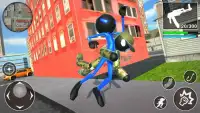 US Army Stickman Counter Rope Hero 3D Screen Shot 23
