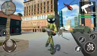 US Army Stickman Counter Rope Hero 3D Screen Shot 4