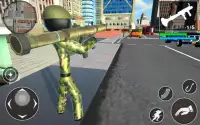 US Army Stickman Counter Rope Hero 3D Screen Shot 8