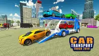 Euro Truck Car Transporter Driver Game Screen Shot 4
