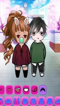 Couple Anime Dress Up Screen Shot 2