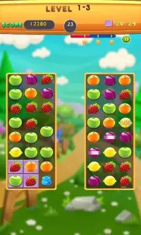 Candy Fruit Mania Screen Shot 1