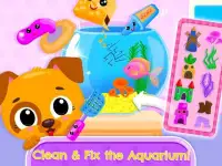 Cute & Tiny Pets - Kids Build Baby Animal Houses Screen Shot 0