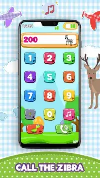 BabyPhone for kids -Animals Music, Numbers, Rhymes Screen Shot 7