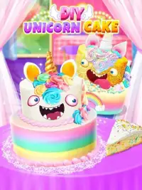 DIY Unicorn Cake - Rainbow Unicorn Food Screen Shot 3