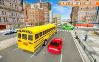 High School Super Bus Driver Simulator: 3D Game 20 Screen Shot 1