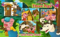 Three Pigs Jigsaw Puzzle Game Screen Shot 1