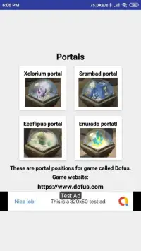 Portal position Screen Shot 2
