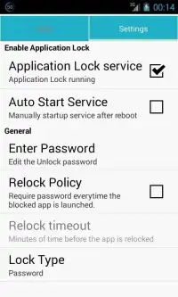 Application Lock Screen Shot 4