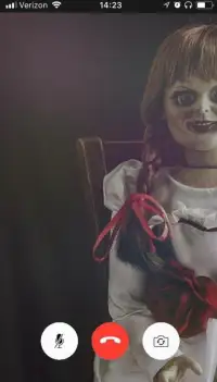 Video Fake Call Doll : Hello Annabelle Granny ** Screen Shot 2