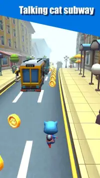 Cat Run - My Tom Subway Surf & Cat Talking Screen Shot 4