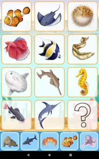 Sea Animals for toddler Babies cards Animal sounds Screen Shot 1