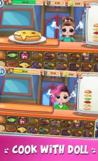 Princess Dolls Surprise - Burger Cooking Screen Shot 3