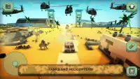 Call of Craft: Blocky Tanks Battlefield Screen Shot 0