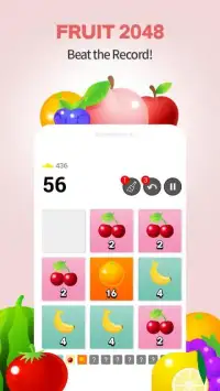 Fruit 2048: Find Juicy Fruits! Screen Shot 0