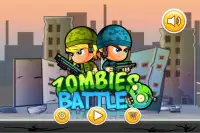 Zombies Battle Soldiers Screen Shot 2