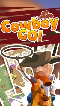Cowboy GO! - Catch Giant Animals Screen Shot 0