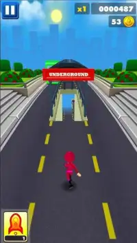 Subway Ninja Adventure Runner Screen Shot 2