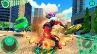 Transform Robot Flying Hero: Fire Hero Robot Games Screen Shot 22