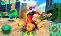 Transform Robot Flying Hero: Fire Hero Robot Games Screen Shot 7