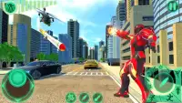 Transform Robot Flying Hero: Fire Hero Robot Games Screen Shot 17