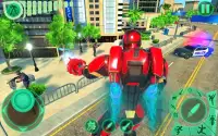 Transform Robot Flying Hero: Fire Hero Robot Games Screen Shot 4
