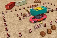 Sports car parking 3D Sim& luxury car driving test Screen Shot 1