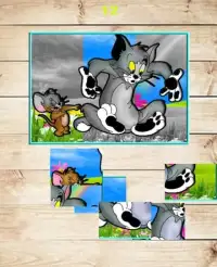 Tom vs Jerry Battle Jigsaw Screen Shot 0