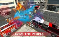 Emergency Fire Fighter Ambulance City Simulator Screen Shot 3
