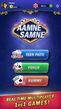 Aamne Samne : Teen Patti, Poker - 1Vs1 Multiplayer Screen Shot 6