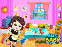 Baby Elis Home Cleaning Games Screen Shot 1