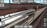 Euro Train Driver Sim 3D - Crossing Railroad Game Screen Shot 1