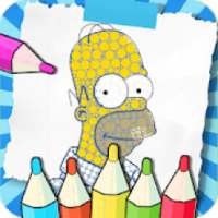 Coloring The Simpsons Tips Pages
