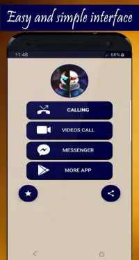 video call and chat simulator from scary sans Screen Shot 3
