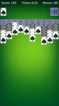 Spider Solitaire - fun card game Screen Shot 2