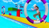 Stunt Boy Water Fun Race:Free Water Games Screen Shot 1