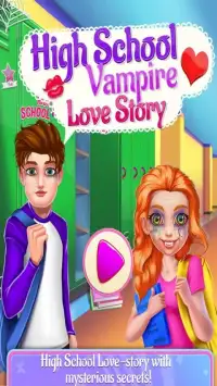 High School Vampire Love Story * Game for Teens Screen Shot 9