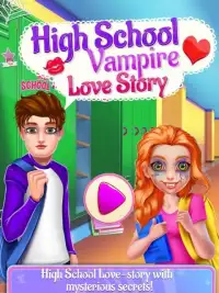 High School Vampire Love Story * Game for Teens Screen Shot 4