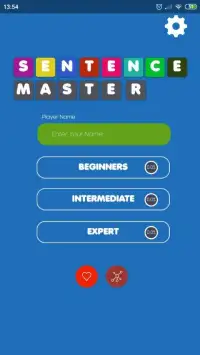 Learn English Games - Sentence Master Quiz Screen Shot 3