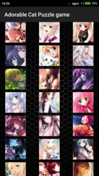 Super Cute Girls Anime: Wallpaper and Games Screen Shot 1