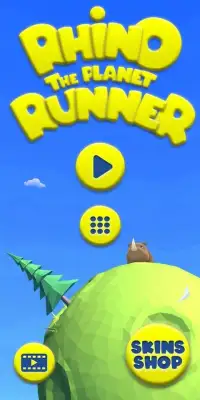 RHINO, The Planet Runner Free game Run Screen Shot 7
