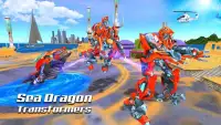 Robot Dragon Attack: Transform Robot Sea Dragon Screen Shot 2