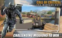 Call of Critical Warfare Duty : Free Shooting Game Screen Shot 3