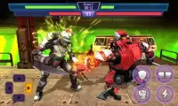 Super Robot Battle - robot fighting free games Screen Shot 2