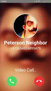 Hi Neighbor Call - Video Call Simulator Screen Shot 3