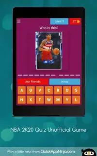 NBA 2K20 Quiz Screen Shot 1