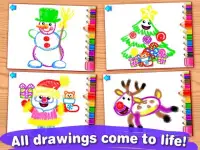 Drawing Christmas for Kids Drawing Games for Girls Screen Shot 3