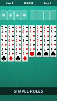 FreeCell Solitaire Card Game: Fun Puzzle Screen Shot 0