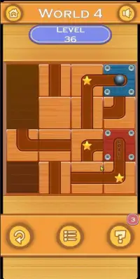 Unroll Me - Roll the ball - Sliding Puzzle Game Screen Shot 0